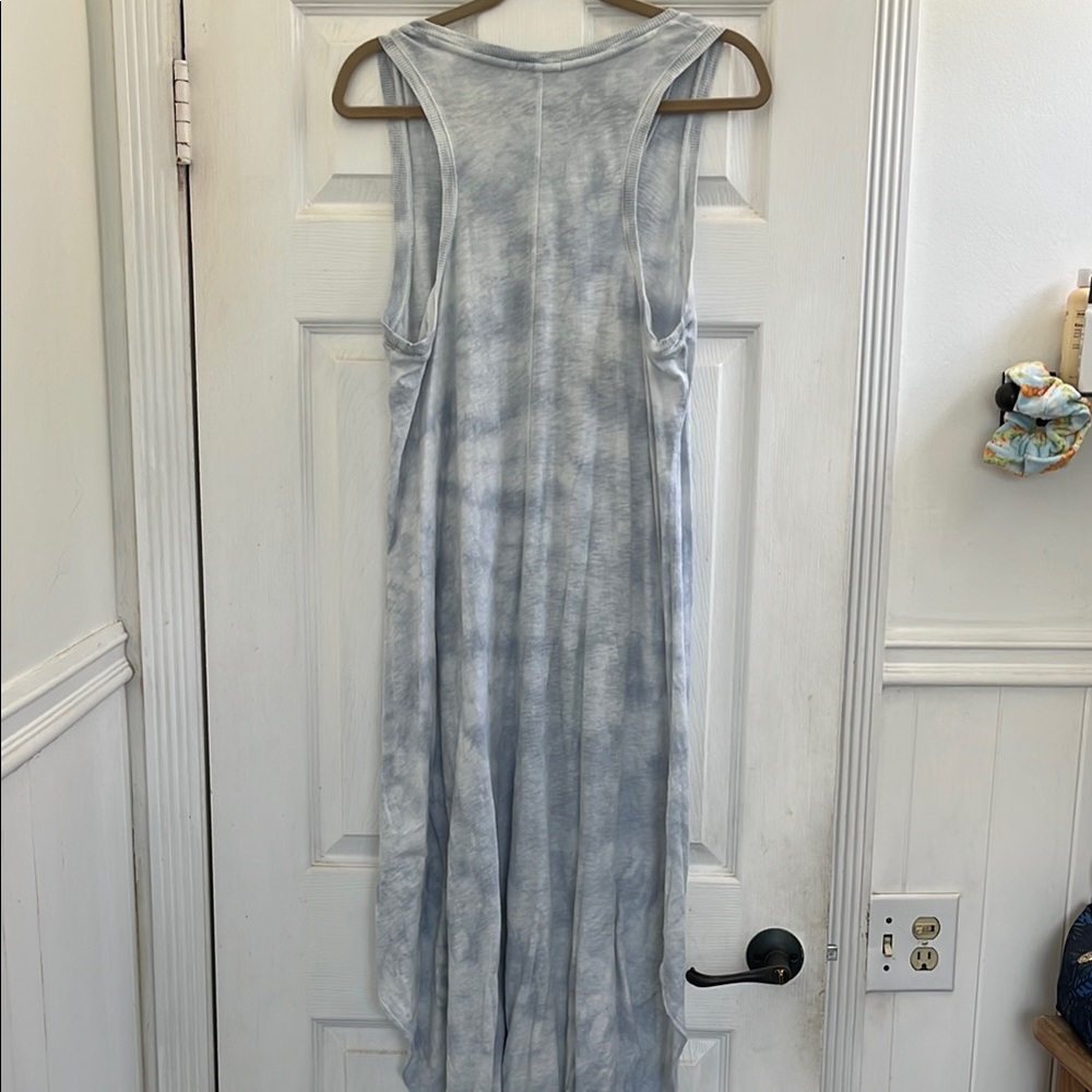 Z Supply Blue Tie-Dye Maxi Dress - Picture 3 of 6